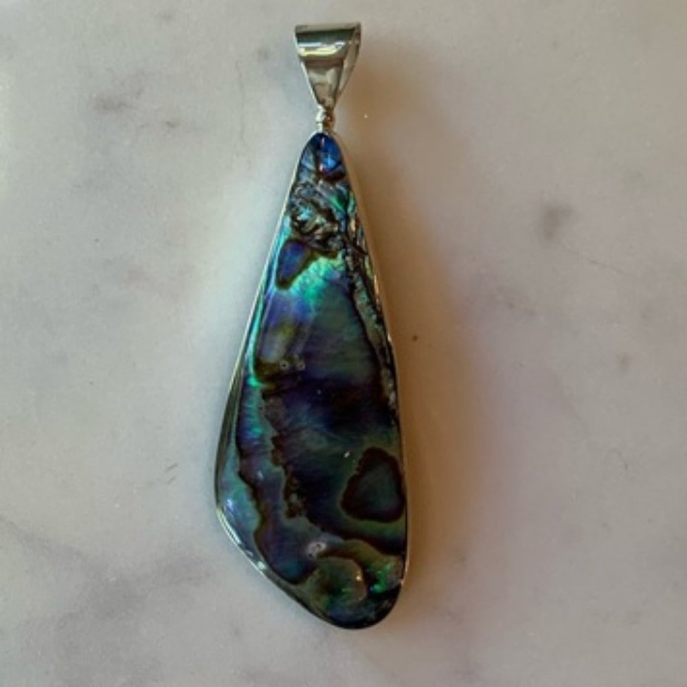 Tear drop Abalone Pendant